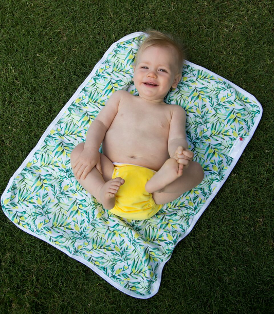 Anytime, Anywhere essential baby mat (Minky/velour PUL)