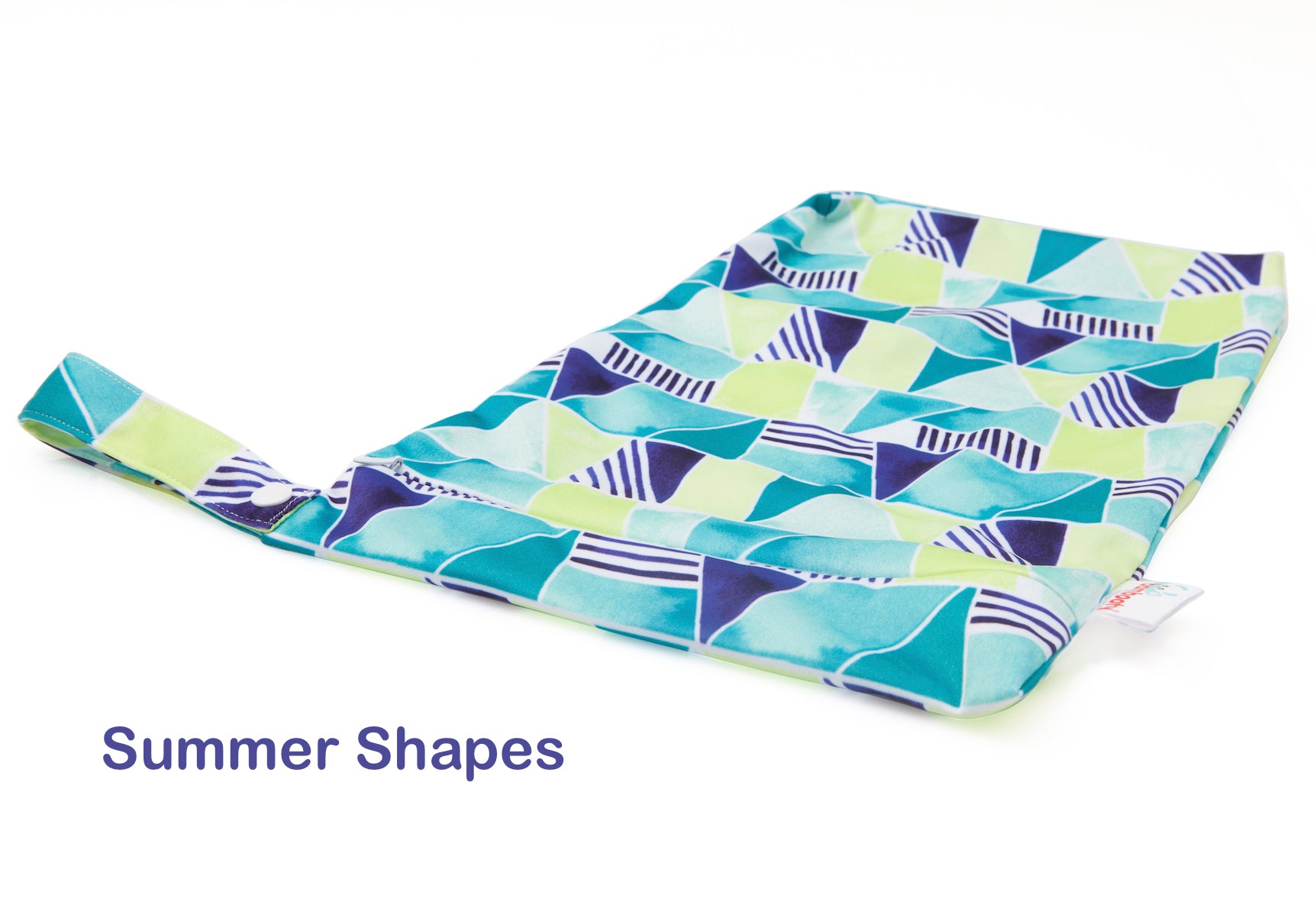 Summer Shapes - Large Wet-bag with handle